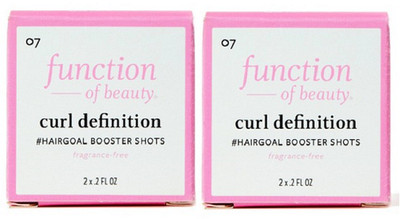Function of Beauty Curl Definition Hair Goal Booster Shots 2 Pack
