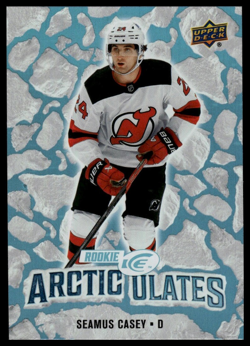 2024-25 Upper Deck Ice #AT-65 Seamus Casey Arcticulates RC