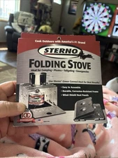 STERNO  70146 Folding Stove Camping, Tailgating, Emergencies New NIB
