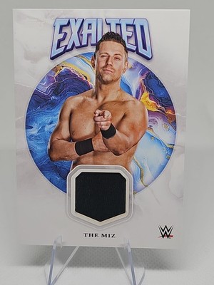 2025 Topps Exalted WWE The Miz #ER-TMZ Event-Worn Relic AWESOME