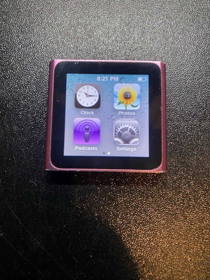 Radio FM Apple iPod Nano 6ta Generación 8 GB Rosa MC692LL - Probado y Funciona Normalmente Foto 2 de 4