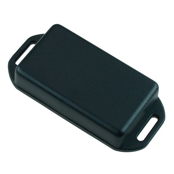 1551JFLBK Hammond Miniature Black ABS Flanged Enclosure 60 x 35 x 15