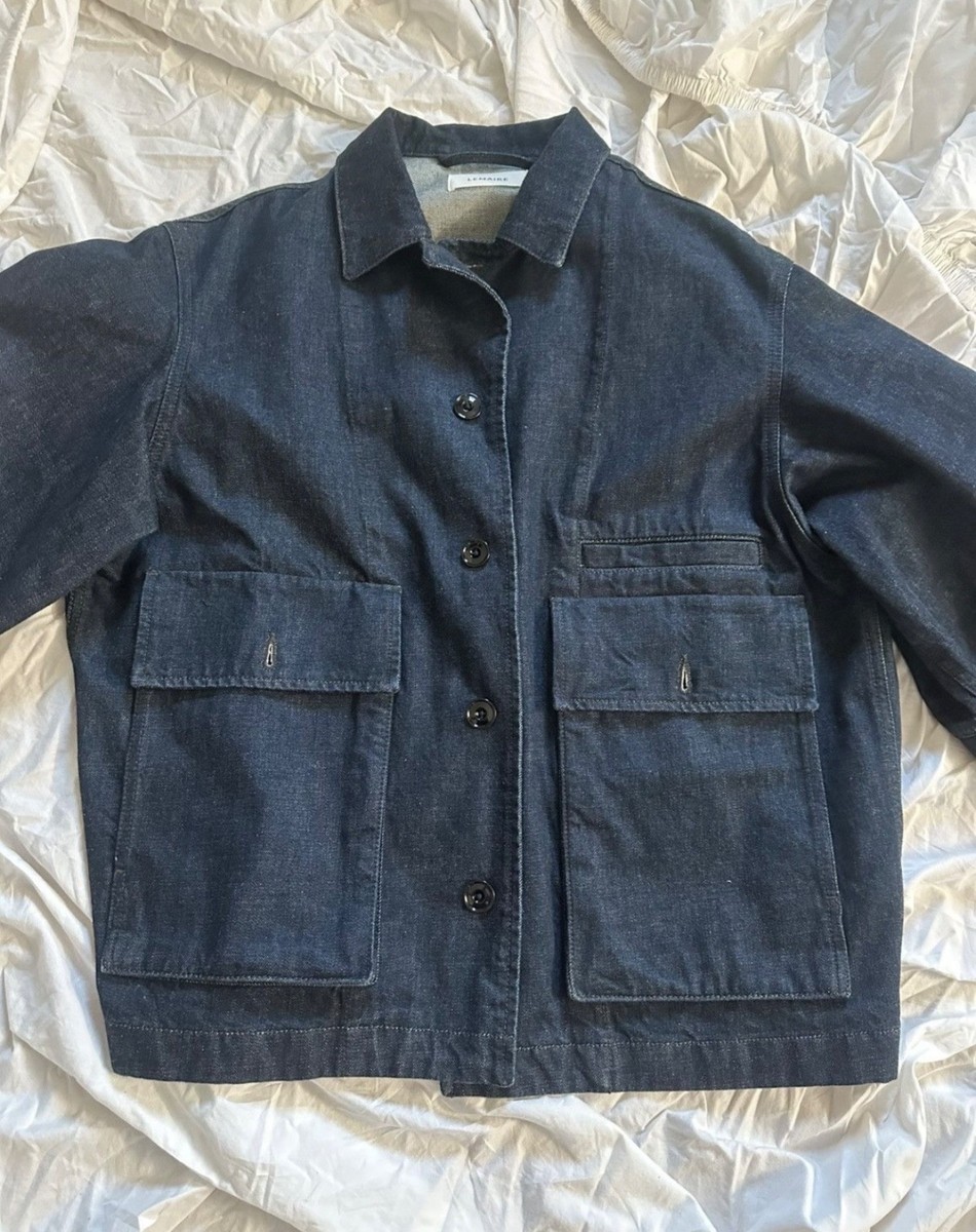 LEMAIRE Boxy Jacket Indigo Denim Size XL | eBay