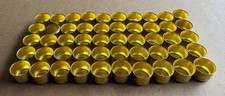 50 McMaster-Type 5349K52 Brass Hose Ferrules .675" ID .510" Long .500" Hole NOS
