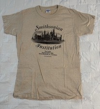 Vintage 80s Smithsonian Institution The Castle James Renwick T Shirt Youth L