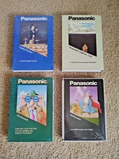 Lot (4) Vintage Software Games for Panasonic JR-200U Computer Cassette Tapes