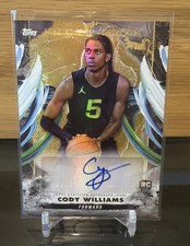 2025 Topps Inception Cody Williams GOLD Rookie Autograph SERIAL #45/50 #RA-CW