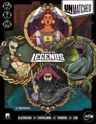 Unmatched Battle of Legends Vol. 3 Blackbeard Chupacabra Pandora Loki