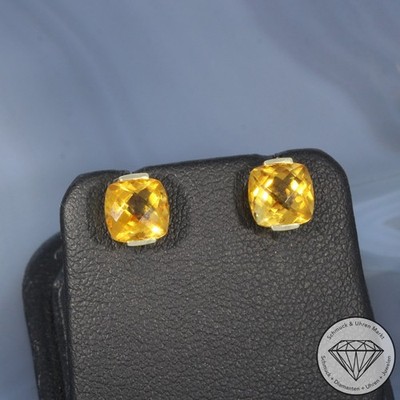 Wert 770   Citrin Ohrstecker 585 14 Karat Gelb Gold xxyy