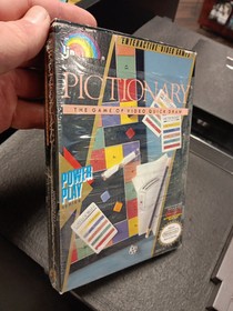 Pictionary (Nintendo NES) CIB W/Box Protector **Partial Seal**SEE PICS