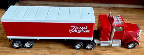 Vtg Nylint Pressed Steel Terry’s Road Service Toy Semi-Truck Advertising RARE
