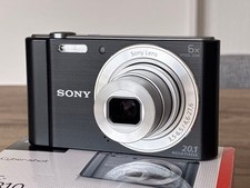 SONY Cyber-shot DSC-W810 Black 20.1MP With Box With Battery  Charger From Japan