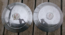1948 1953 Hudson Hornet Wasp Jet Liner Hubcap Pair Wheel Cover Hub Caps 1948 1953 Hudson Hornet Wasp Jet Liner Hubcap Pair Wheel Cover Hub Caps