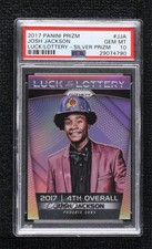 2017-18 Panini Prizm Luck of the Lottery Silver Josh Jackson PSA 10 GEM MT 01r5