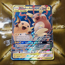 Raichu & Alolan Raichu GX TAG TEAM 54/236 Unified Minds Holo on eBay