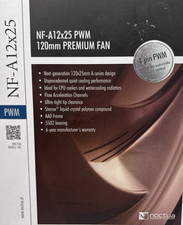 New SEALED Noctua NF-A12x25 PWM Premium Quiet Fan 4-Pin 120mm Cooling Brown