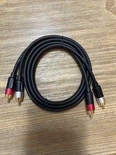 2 RCA Audio Cable for Amplifier,Active Speakers or Subwoofer