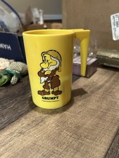 grumpy dwarf mug Vintage Plastic