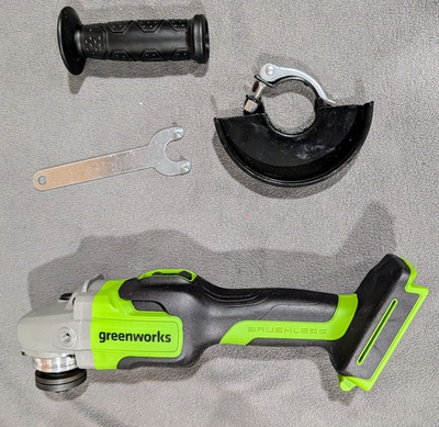 #ad #ad Greenworks 24V Brushless Angle Grinder 4 1 2quot; Bare Tool Only New No Battery $37.79