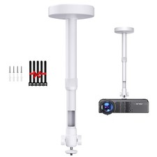 Projector Mount for Ceiling/Wall -  -Inch Screw Adjustable TiltSwivel Hanging...