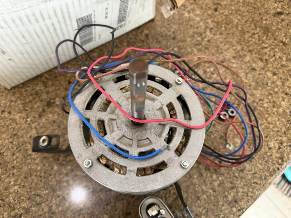 Motor soplador 1/2 hp 3 velocidades PSC y condensador de funcionamiento 5 MFD Foto 4 de 4