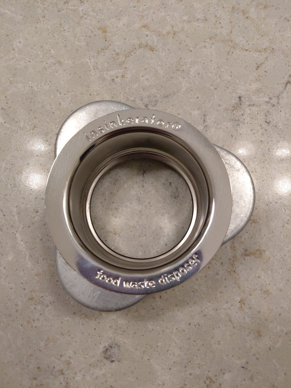 Insinkerator Food Waste Garbage Disposer Mounting Flange with Splash Baffle