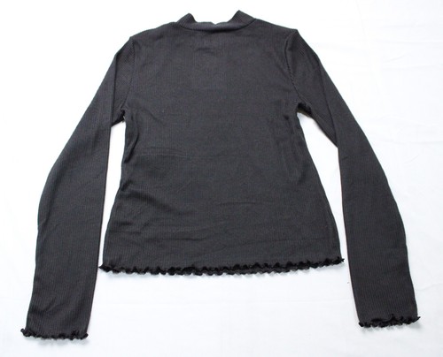 SO Girl's L/S Adaptive Cozy Mockneck Tee EJ2 Black Luxe Large (10/12) NWT - Picture 3 of 3