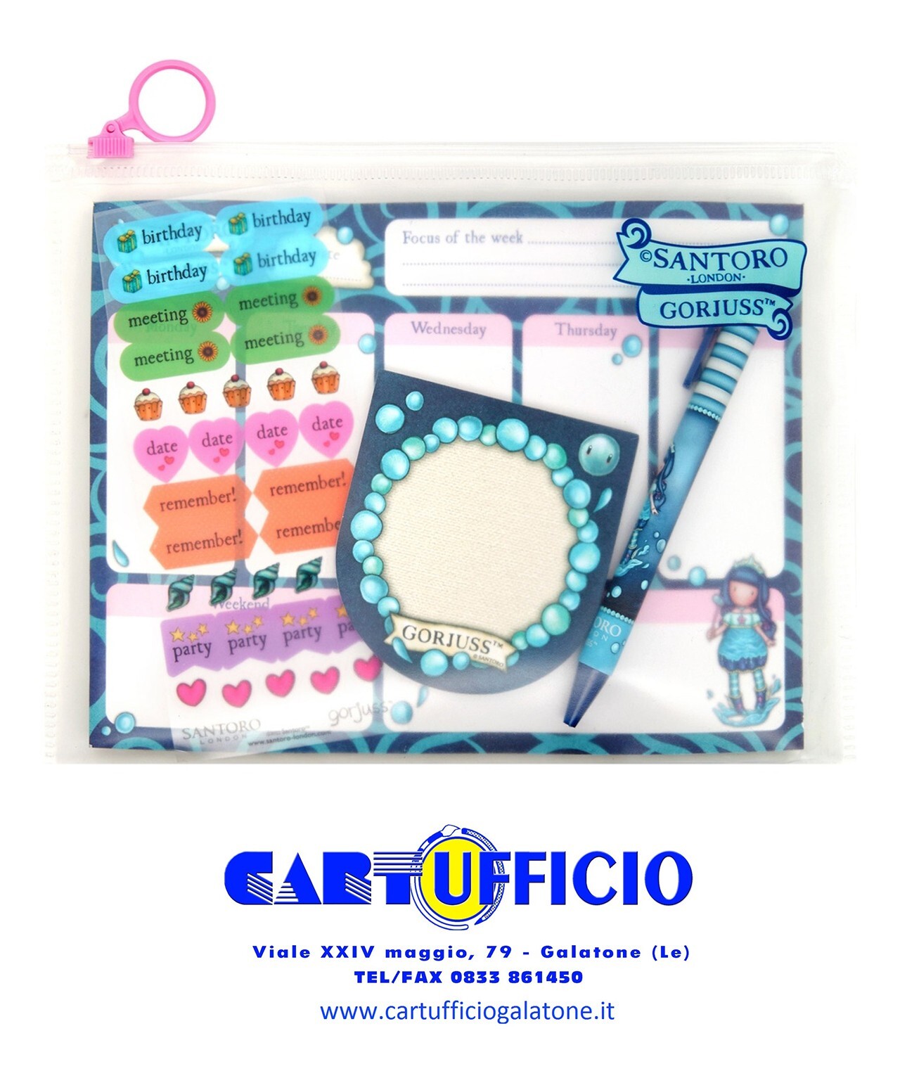 Set di Cancelleria All in One Santoro Gorjuss Elements - Walking on Water