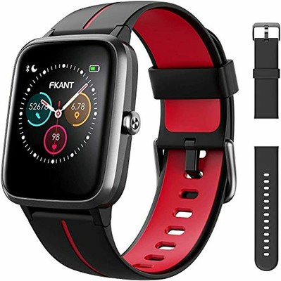 FKANT Smart Watch Fitness Trackers Built-in GPS Fitness Watch with Heart  Rate Sleep Monitor 5ATM Waterproof Pedometer Calorie Counter Pet Feeding  Dial Swimming Mode Activity Tracker for Men Women Kids