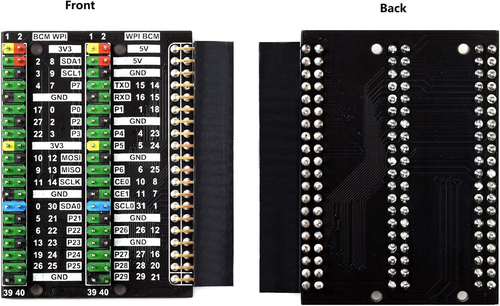 for Raspberry 400 GPIO Header Adapter 2X 40 PIN Color-Coded Header Expansion Bo - Bild 8 von 9