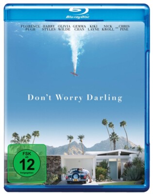 DON'T WORRY DARLING - FLORENCE PUGH,HARRY STYLES,CHRIS PINE   BLU-RAY NEU