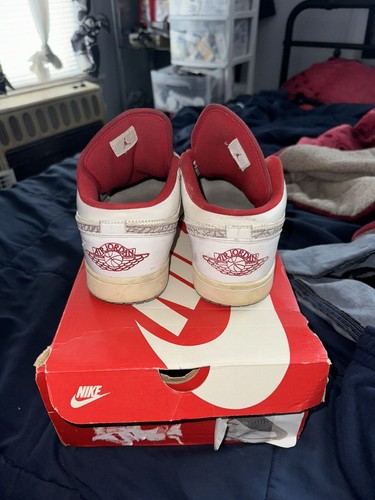 Nike Air Jordan 1 Phat Low Men Size 12 338145-113 Elephant Print Swoosh Shoes - Picture 4 of 10