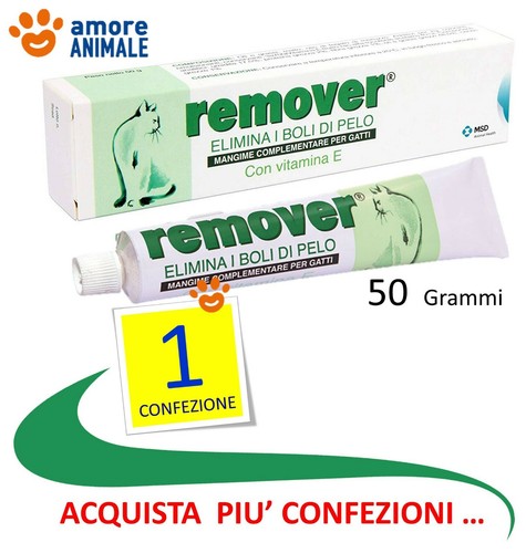 Remover 20 e 50 gr in pasta x gatto 1 / 2 / 3 confezioni Elimina boli pelo gatti - Imagen 4 de 6
