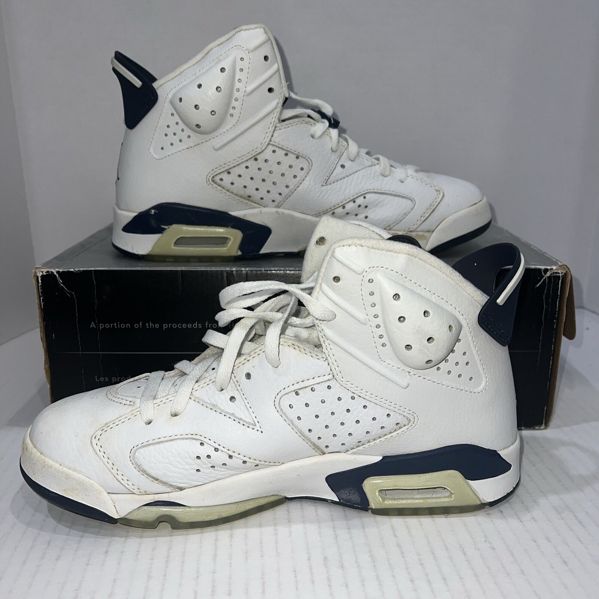 Size 9.5 - Air Jordan 6 Retro 2000 Midnight Navy | eBay