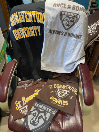 5 St. Bonaventure University SZ M shirts