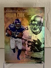 Adrian Peterson & Dalvin Cook NFL Football 2018 Illusions Gold #48 Serial # /499