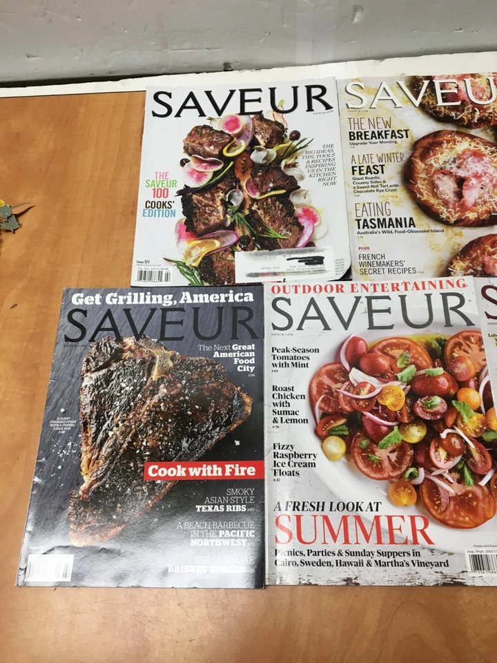 2015 SAVEUR MAGAZINE LOT OF 9 ISSUES 171 to 179 complete year - Image 2 of 4