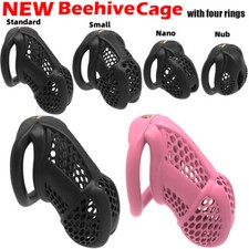 2025 NEW 3D Printed Cobra Pro Cage Male Chastity Device Mini Lock Flat/Arc Rings