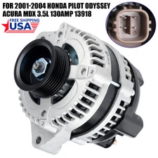 Alternator 13918 for Acura MDX 2001-02/Honda Pilot 03-04/Odyssey 02-04 3.5L