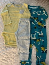 Baby Boys 3-Piece Transportation Outfit Set - 9 Months