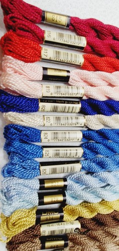 50 DMC #3 Perle Pearl Embroidery Floss Lot of 50 Different Colors D - Picture 4 of 5