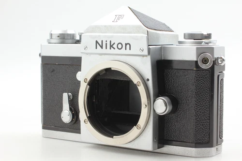 [Near MINT] Nikon F Eye Level Silver 35mm SLR Film Camera Body From JAPAN