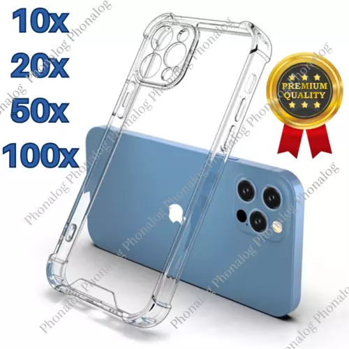 Großhandel Großpackung stoßfeste durchsichtige Schutzhülle Posten für iPhone 14 13 12 11 15 16 X XR - Bild 1 von 12