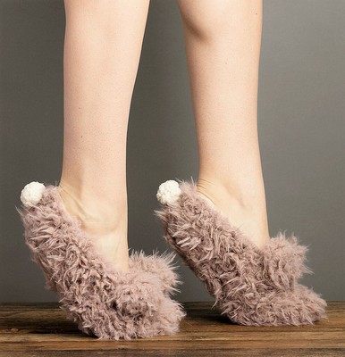 lemon bunny slippers