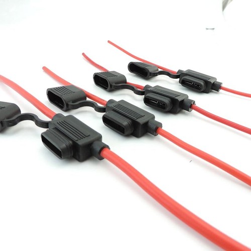 Wasserdichte Autosicherung 16/14/12/10AWG Auto Klinge Sicherung Kabel 10A 20A 30A 50A - Bild 3 von 17
