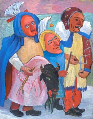 Gabriele Münter : Maschkera : 1940 : Archival Quality Art Print 17x22