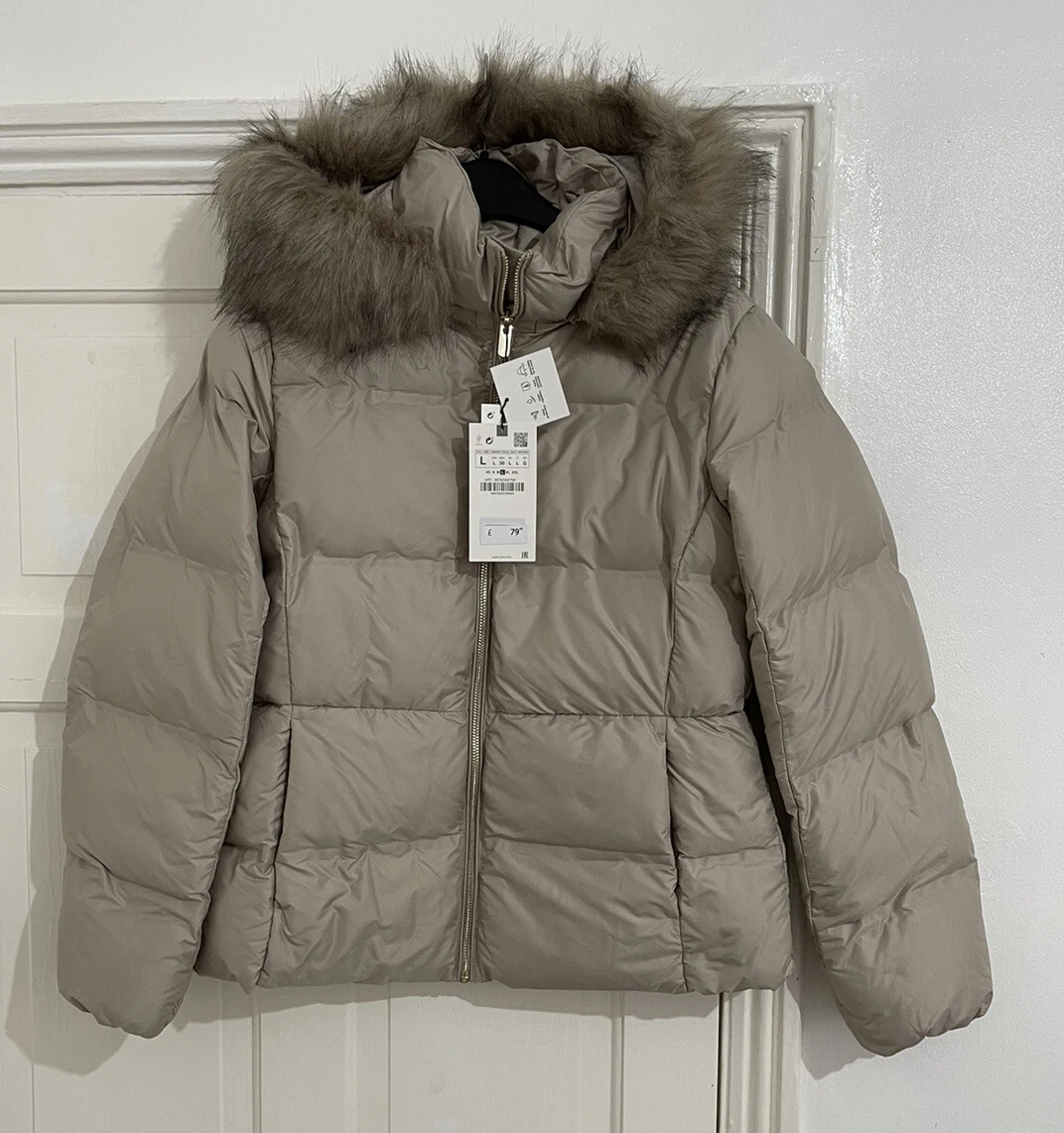 Zara mink puffer coat Clearance