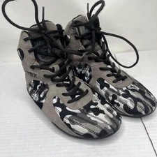 Otomix Stingray GREY CAMO M3000 Bodybuilding Weightlifting MMA Shoes SIZE 5