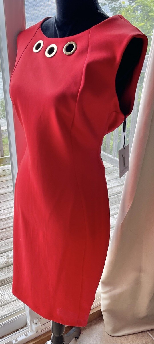 calvin klein gold cape dress Calvin Klein Green Dress With Back Zipper