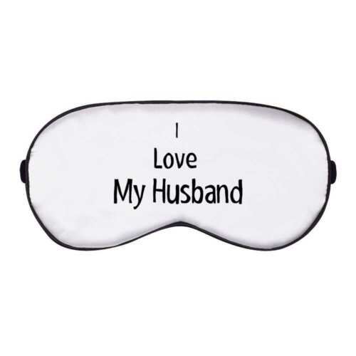 'I Love My Husband' Sleep / Travel Eye Mask (EY00022330) - Picture 1 of 5